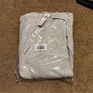 NEW Grey Hollister Knitted Hoodie Sweater